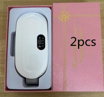 Faja térmica inteligente para aliviar el dolor menstrual y cólicos — masajeador abdominal eléctrico con vibración y calor.