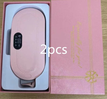 Faja térmica inteligente para aliviar el dolor menstrual y cólicos — masajeador abdominal eléctrico con vibración y calor.